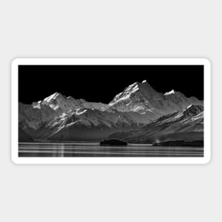 Aoraki across Lake Pukaki Sticker